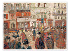 Wall art print Le Boulevard Saint-Martin - Raoul Dufy