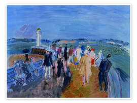 Wall art print The Honfleur Pier - Raoul Dufy
