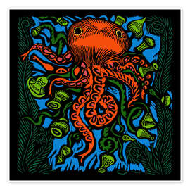 Wall art print Octopus - Raoul Dufy