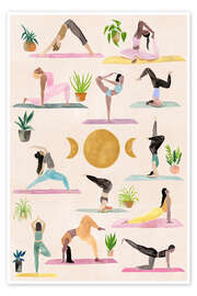 Wall art print Yogis - Laura Page