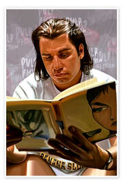 Wall art print Pulp Fiction Bathroom - Dmitry Belov