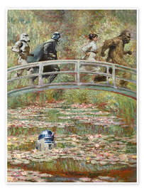 Wall art print Monet Wars - Dikhotomy