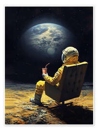 Wall art print Moon Break - Dikhotomy