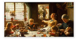 Wall art print One of the Family, Frederick George Cotman, 1880