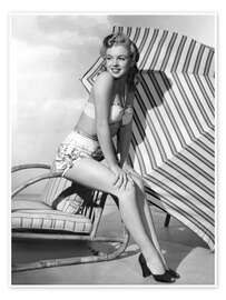 Poster Marilyn Monroe, ca. 1950