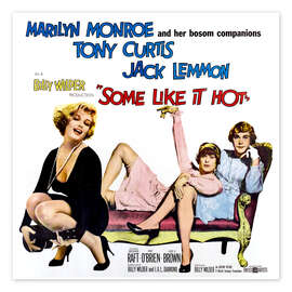 Poster Some Like it Hot, 1959 - Vintage Entertainment Collection