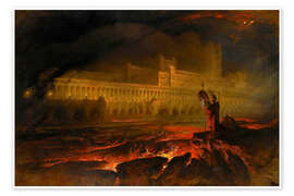 Wall art print Pandemonium - John Martin