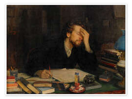 Wall art print The Torments of Creative Work, Leonid Pasternak