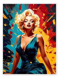 Poster Marilyn Monroe - nobelart