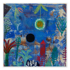 Wall art print Sunken Landscape, 1918 - Paul Klee