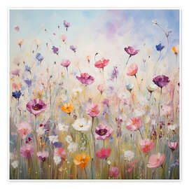 Wall art print Happy meadow - Gina Kelly