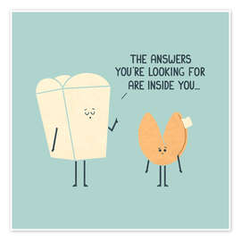 Wall art print Answers - HandsOffMyDinosaur