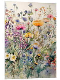 Foam board print Wildflowers II - Ryley Gray