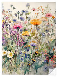 Wall sticker Wildflowers II - Ryley Gray