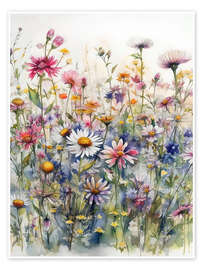 Wall art print Wildflowers I - Ryley Gray