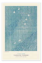 Poster Yatsuo No Tsubaki Light Blue III - Taguchi Tomoki