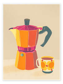 Wall art print Coffee Break - Gigi Rosado