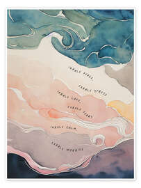 Wall art print Inhalesequence - KsanaKalpa