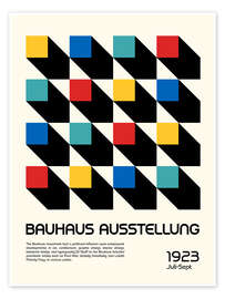 Wall art print Bauhaus, Exhibition 1923 I - Retrodrome