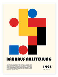 Wall art print Bauhaus, Exhibition 1923 II - Retrodrome
