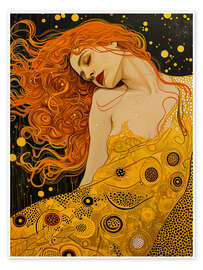 Wall art print Art Nouveau revisited - Frank Daske