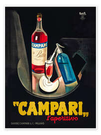 Poster Campari l'Aperitivo II - Marcello Nizzoli