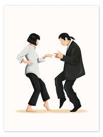 Poster Pulp Fiction Dance - Nour Tohme