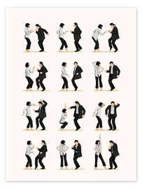 Poster Pulp Fiction Twist - Nour Tohme