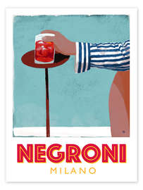 Poster Negroni Milano - Marco Marella