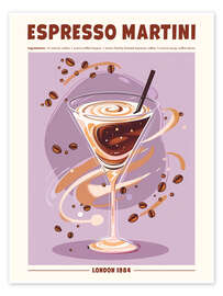Poster Espresso Martini, London 1984 - TAlex