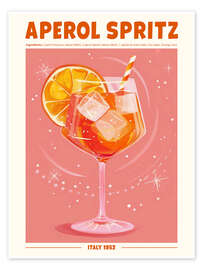 Wall art print Aperol Spritz, Italy 1952 - TAlex