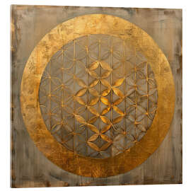 Acrylic print Symbol of Creation: Flower of Life - DejaReve