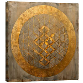 Canvas print Symbol of Creation: Flower of Life - DejaReve