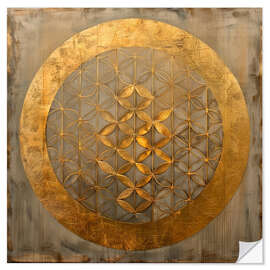 Wall sticker Symbol of Creation: Flower of Life - DejaReve