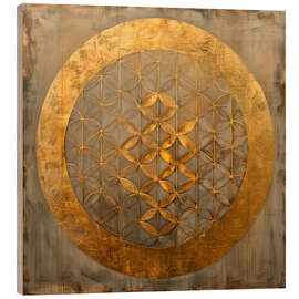 Wood print Symbol of Creation: Flower of Life - DejaReve