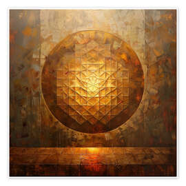 Wall art print Sacred Geometry - DejaReve