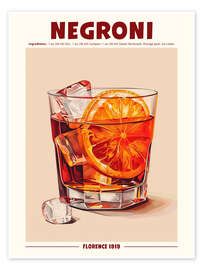 Wall art print Negroni, Florence 1919 I - TAlex