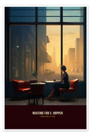 Poster Waiting for E. Hopper - Frank Daske