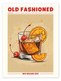 Wall art print Old Fashioned, New Orleans 1852 - TAlex