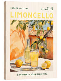 Wood print Estate Italiana - Limoncello - Ohkimiko