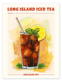 Wall art print Long Island Iced Tea, Long Island 1972 - TAlex