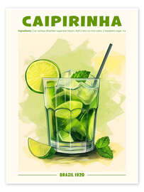 Poster Caipirinha, Brazil 1920 - TAlex