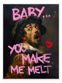 Wall art print Baby you make me melt - Dikhotomy