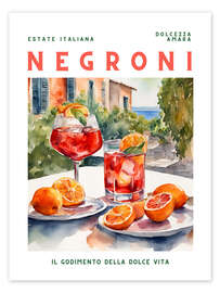 Poster Negroni - Estate Italiana - Ohkimiko