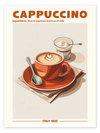Wall art print Cappuccino, Italy 1932 - TAlex