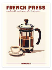 Wall art print French Press, France 1852 - TAlex