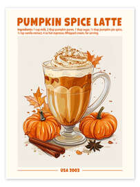 Poster Pumpkin Spice Latte, USA 2003 - TAlex