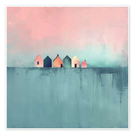 Wall art print Serene Simplicity - DejaReve