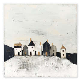 Wall art print Muted Morning - DejaReve