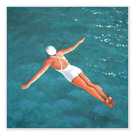 Wall art print High Diver Above Water - Sarah Morrissette
